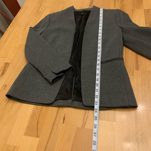J.Crew Heather grey open blazer size 4 - Picture 11 of 16